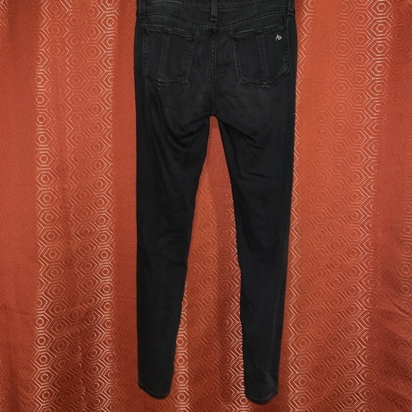 Rag & Bone Black Skinny Distressed Jeans 28 - Picture 2 of 12